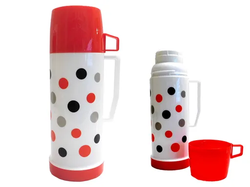 MAKRO - Termoska a pohár 0,45L bodkovaná