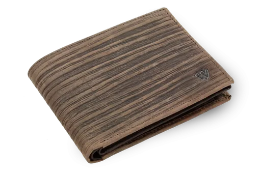 Tmavo hnedá pánska kožená peňaženka v štýle BAMBOO 513-4241-47