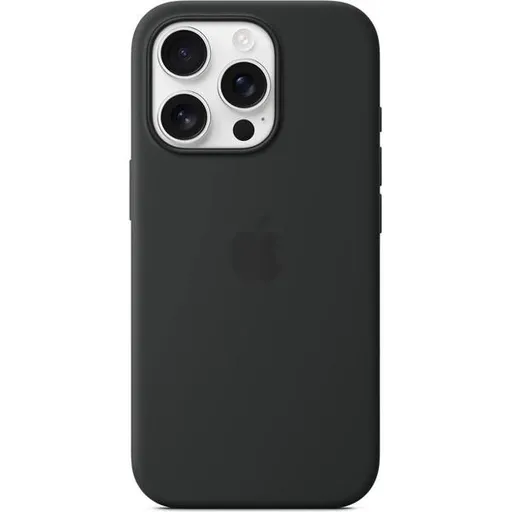 iPhone 16 Pro Silicone Case with MS - Black