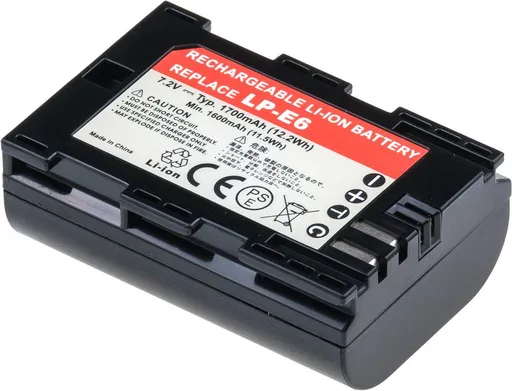 Batéria T6 power Canon LP-E6, LP-E6N, 1700mAh, 12,2Wh
