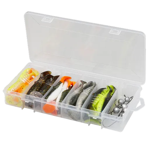 Savage gear gumová nástraha cannibal shad kit mixed colors 36 ks - 8 a 10 cm