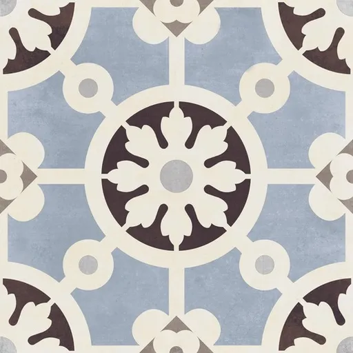 Dlažba Del Conca Paris blu 20x20 cm mat 20PR00YBA