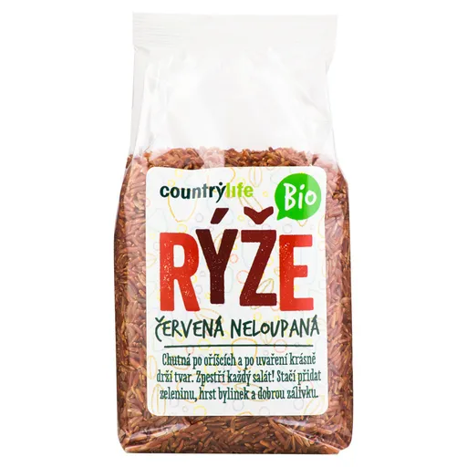 COUNTRY LIFE Ryža červená nelúpaná 500 g BIO