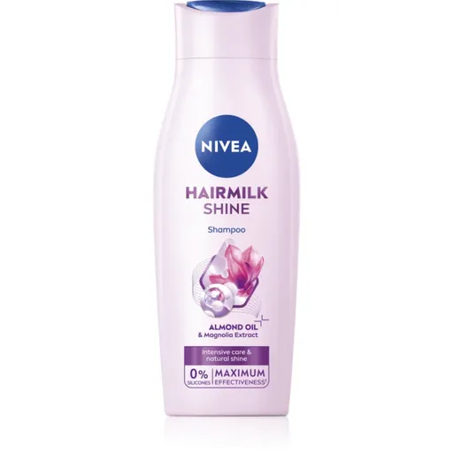 NIVEA Hairmilk Shine ošetrujúci šampón 400 ml