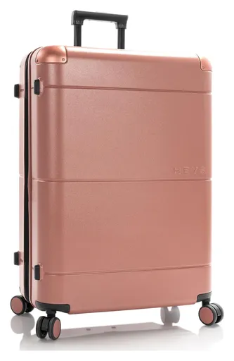 Veľký škrupinový kufor na kolieskach Heys Zen L Coral