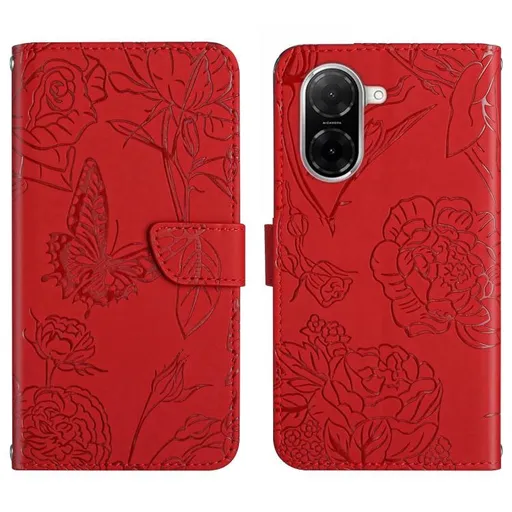 ART BLOSSOM Peňaženkový obal pre Xiaomi Redmi A5 červený