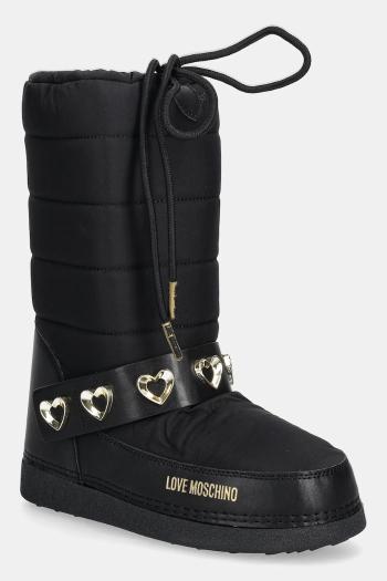 Snehule Love Moschino čierna farba, JA24192G1NISD00B