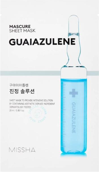 Missha Upokojujúca pleťová maska Guaiazulene (Mascure Sheet Mask) 28 ml