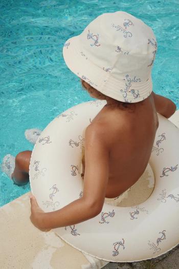 Klobúk Konges Sløjd ASNOU BUCKET HAT béžová farba, KS103343