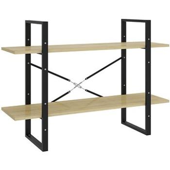 Shumee s 2 policami dub sonoma 100 × 30 × 70 cm drevotrieska, 806470