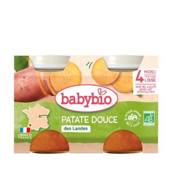 BABYBIO zeleninový príkrm sladké zemiaky 2x130 g