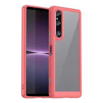 CRYSTAL Ochranný kryt pre Sony Xperia 1 V červený