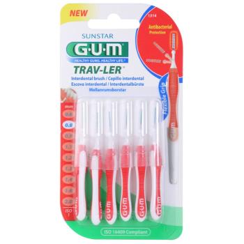 G.U.M Trav-Ler Interdental medzizubné kefky 0,8 mm 6 ks