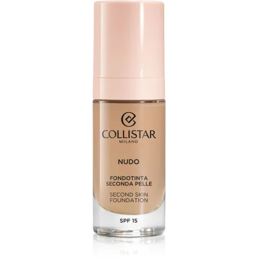 Collistar NUDO Second Skin Foundation SPF 15 rozjasňujúci hydratačný make-up s vyhladzujúcim efektom odtieň 3R Naturale Rosato 30 ml