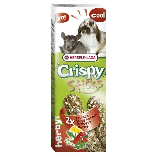 VERSELE-LAGA Crispy Sticks pre králiky/činčily bylinky 110 g