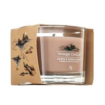 Yankee Candle Amber & Sandalwood votívna sviečka 37 g