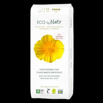 ECO BY NATY Dámske ECO vložky nočné 10 ks