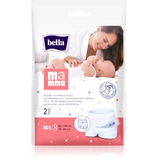 BELLA Mamma Basic popôrodné nohavičky veľkosť M/L 2 ks