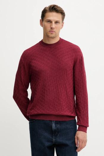 Sveter Armani Exchange bordová farba, ľahký, XM001316 AF10454