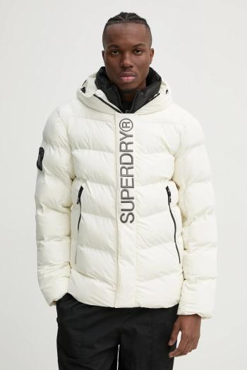 Bunda Superdry pánska, béžová farba, zimná, M5011902A-71D