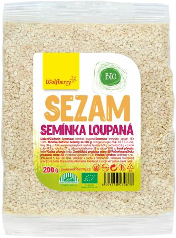 Wolfberry BIO hántolt szezámmag