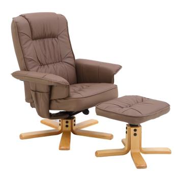 Relaxační křeslo s podnožkou, LERATO 0000201986 Tempo Kondela