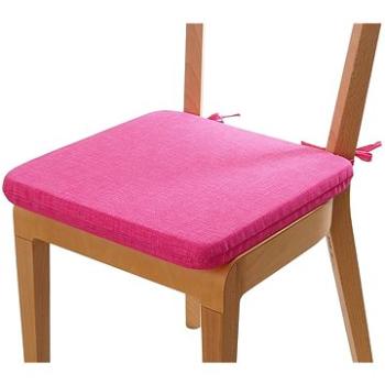 Sedák 40 × 40 cm so šnúrkami – Ružový (12-001-0211)