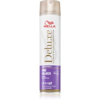 Wella Deluxe Pure Fullness lak na vlasy s extra silnou fixáciou pre objem 250 ml