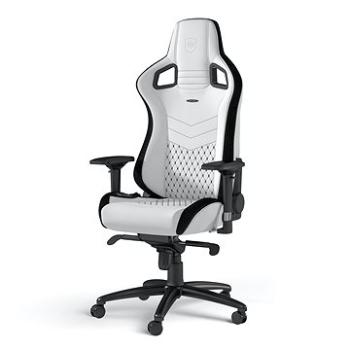 Noblechairs EPIC, biela/čierna (NBL-PU-WHT-001)
