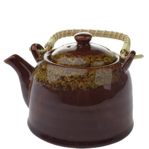 Keramická kanvička na čaj 850 ml, zelená