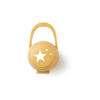 Saro Baby Pacifier Box Galaxy krabička na cumlík Mustard 1 ks