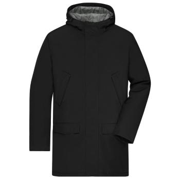 James & Nicholson Elegantná pánska zimná parka JN1176 - Čierna | XL