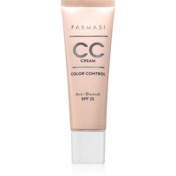 Farmasi Color Control rozjasňujúci CC krém SPF 25 odtieň 01 Light 30 ml