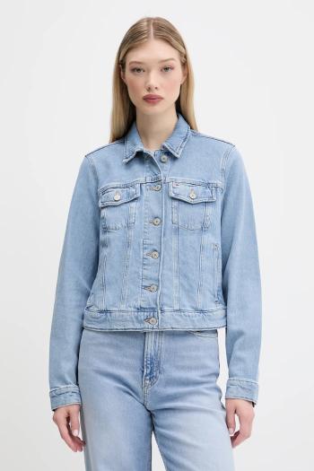 Rifľová bunda Tommy Jeans prechodná, DW0DW20123