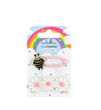 Invisibobble Sponka do vlasov Snap Clip Kids Happy Spring Bee 2 ks