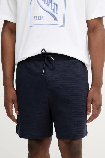 Bavlnené šortky Calvin Klein Jeans tmavomodrá farba, LV04RC248G