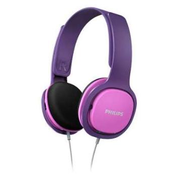 PHILIPS SHK2000PK/00 slúchadlá pre deti v ružovej farbe