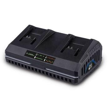 Scheppach SDBC2.4A - IXES 20 V dupla akkutöltő 2,4A