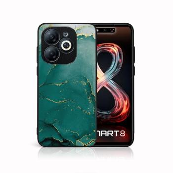 MY ART Ochranný kryt pre Infinix Smart 8 GREEN MARBLE (145)