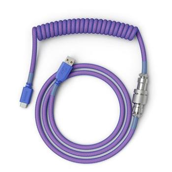 Glorious PC Gaming Race Coiled Cable Nebula, USB-C to USB-A – 1,37 m (GLO-CBL-COIL-NEBULA)