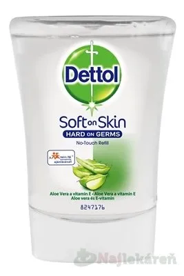 Dettol Soft on Skin Aloe Vera tekuté mydlo náhradná náplň 25 ml