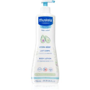 Mustela Bébé Hydra Bébé hydratačné telové mlieko na detskú pokožku 750 ml