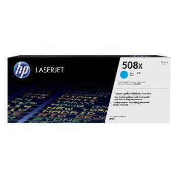 HP originál toner CF361X, cyan, 9500str., HP 508X, high capacity, HP Color LaserJet Enterprise M552dn,M553dn,553n,553x, O, azurová