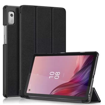 LEATHER Zaklápací obal pre Lenovo Tab M9 čierny