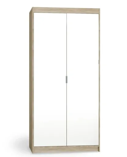 ArtLemp Šatníková skriňa ELLEN 2D so zrkadlom | dub sonoma