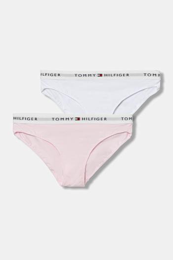 Detské nohavičky Tommy Hilfiger 2-pak ružová farba, UG0UG00750