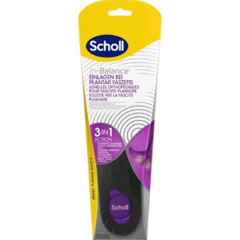 Scholl Vložky do topánok pre plantárnu fascitiídu In-Balance, S, S