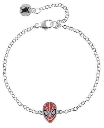 Disney Strieborný retiazkový náramok Spider Man Marvel BS00066RL-55-CS