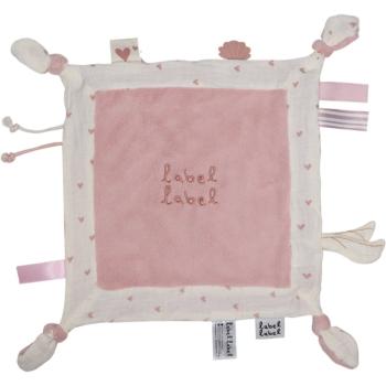 Label Label Cuddle Cloth uspávačik Hearts Pink 1 ks