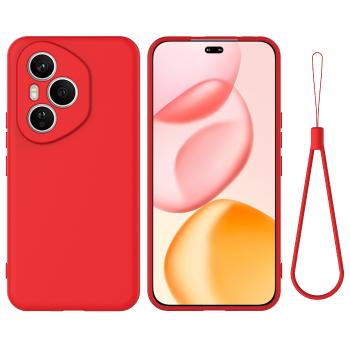 RUBBER Ochranný obal pre Honor 400 Pro 5G červený